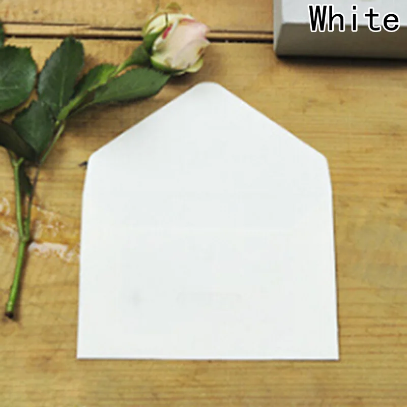 

Simple Useful 20pcs/lot Black White Craft Paper Envelopes Vintage European Style Envelope for Card Scrapbooking Gift
