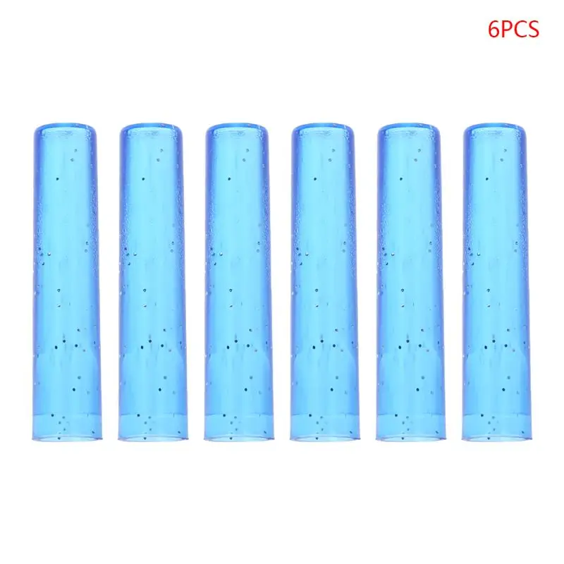 

6Pcs Cute Pencil Cap Sleeve Cover Extender Plastic Protector School Supplies New