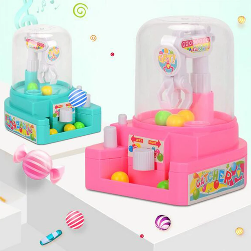 Детский мини ручной захват шариков Игрушечная машина конфет интерактивная игра