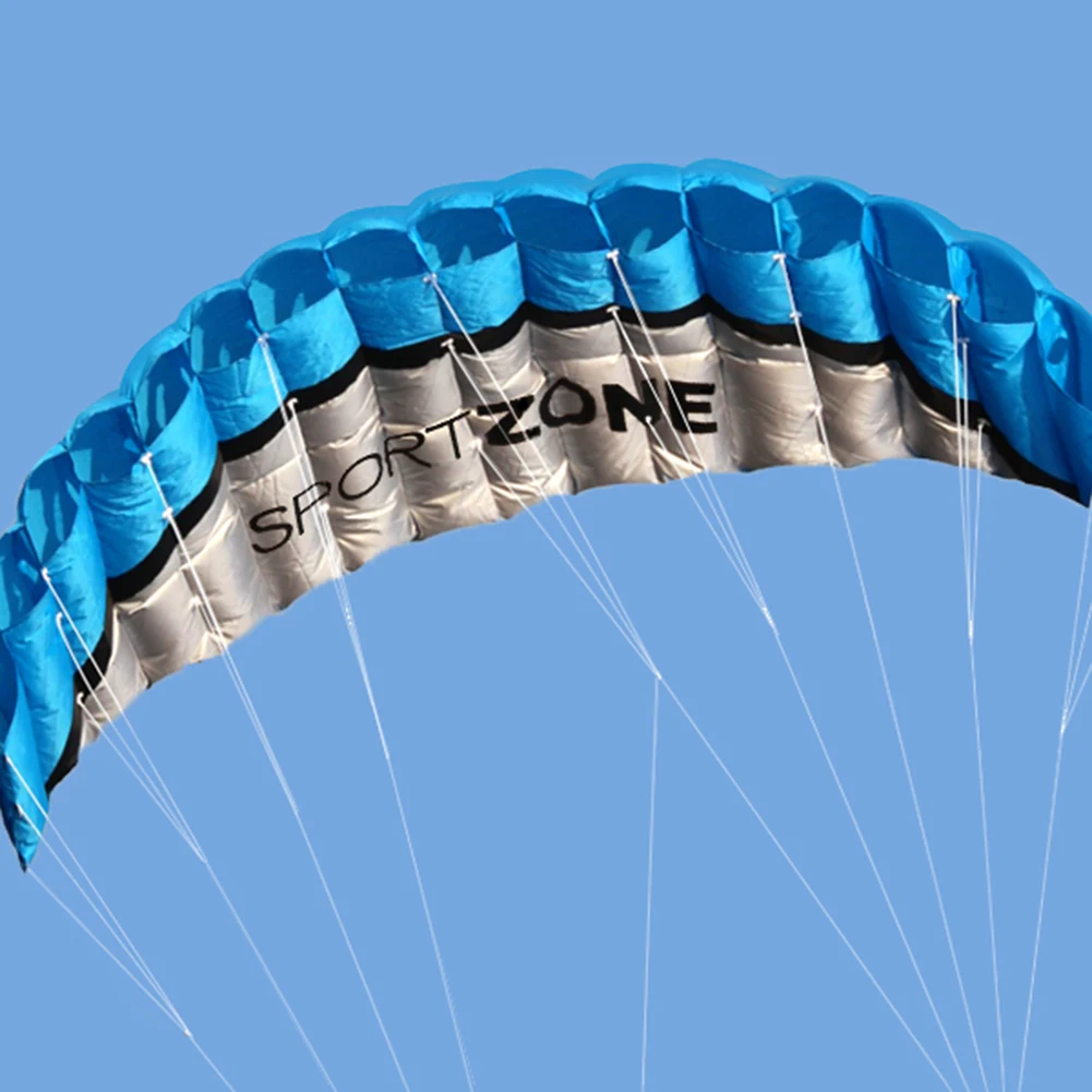 

Fun Dual Line Stunt Power Parafoil Parachute Software Kids Kite Outdoor Easy Fly Kite Children Sports Beach Sailing Toys