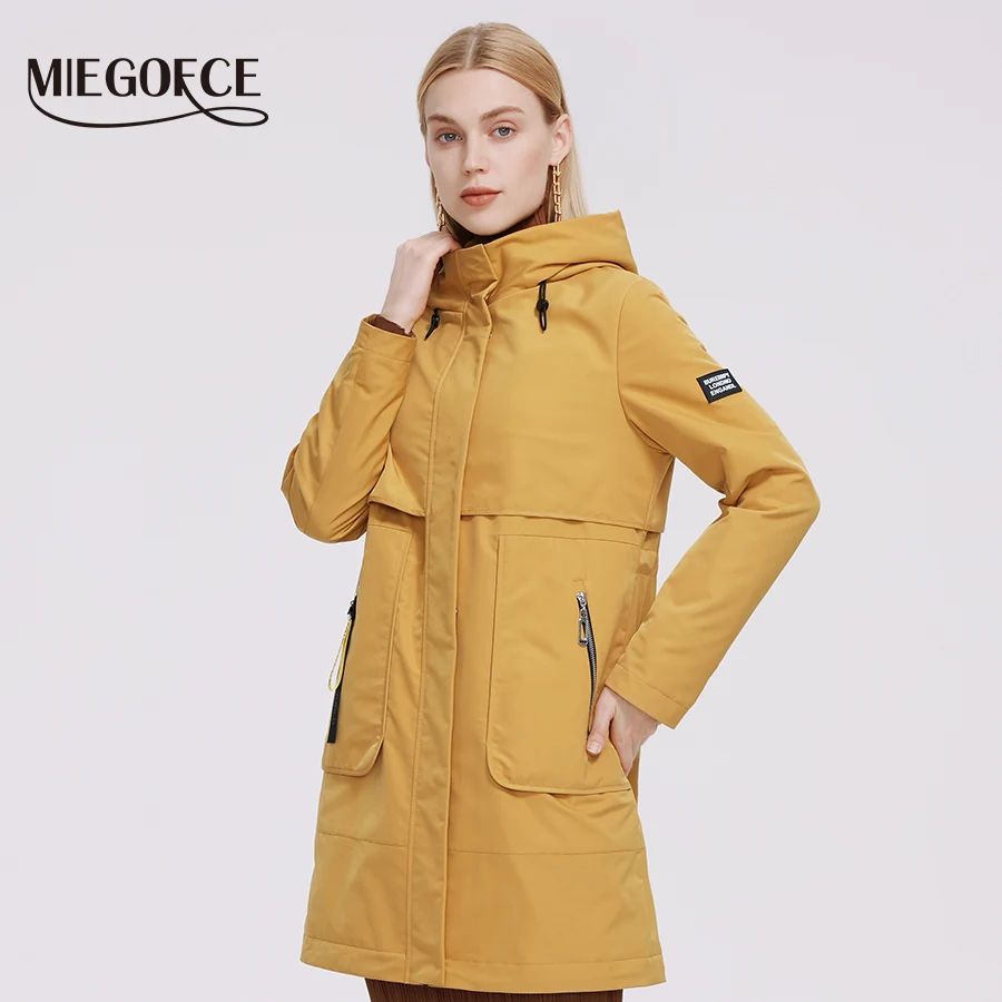 MIEGOFCE 2022 новая коллекция женская куртка стеганое пальто женское с ветрозащитным