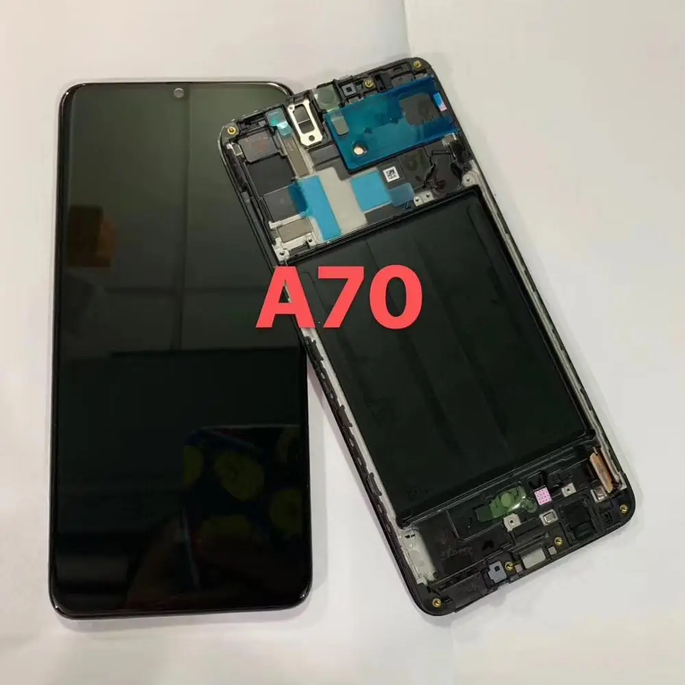 ЖК дисплей AMOLED TFT для SAMSUNG Galaxy A70 A705 с сенсорным экраном и дигитайзером в сборе 2019