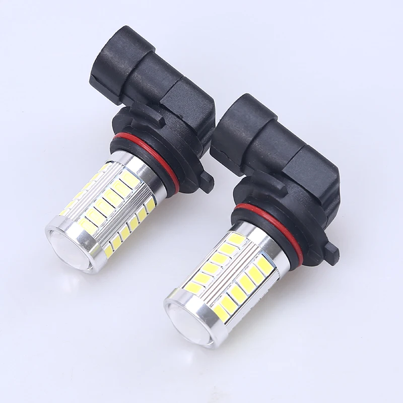 1 пара 9006 33 SMD белые лампы супер яркие Автомобильные светодиодные огни для