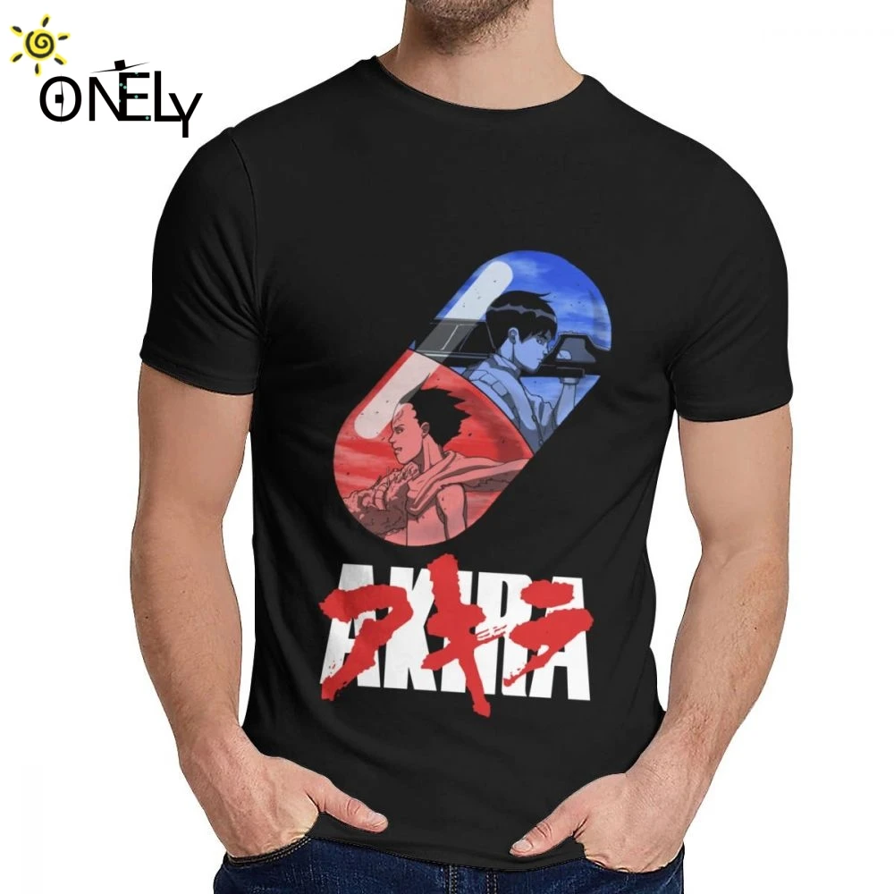 Акира Капсульная футболка Япония Винтаж чесотки аниме сотаро Kaneda Tetsuo Сима |