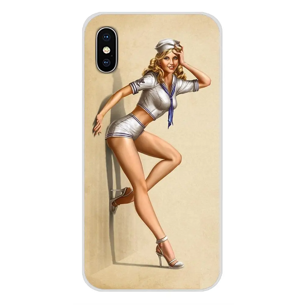 Аксессуары для девушек PinUp чехлы телефонов Xiaomi Redmi 4A S2 Note 3 3S 4 4X 5 Plus 6 7 6A Pro Pocophone F1 |