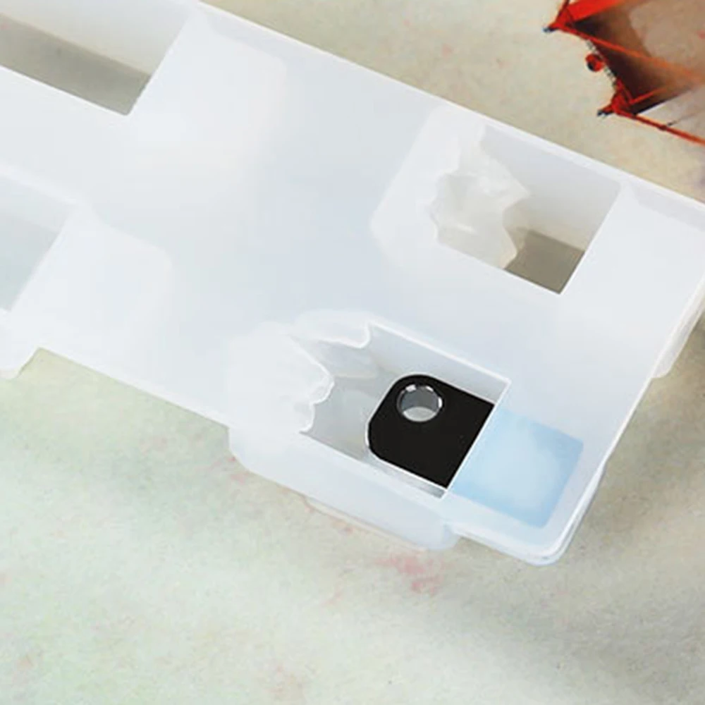 USB флэш-накопитель клей форма горный морской микро-пейзаж DIY материал силиконовый