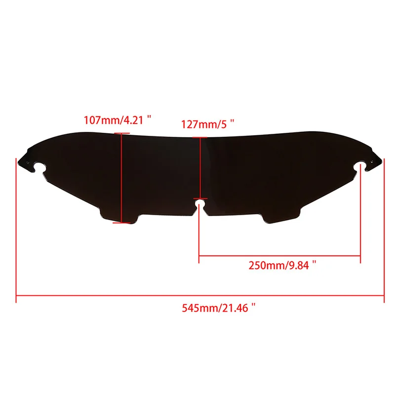 Обтекатель для мотоцикла 5 дюймов лобовое стекло ветровое горного велосипеда