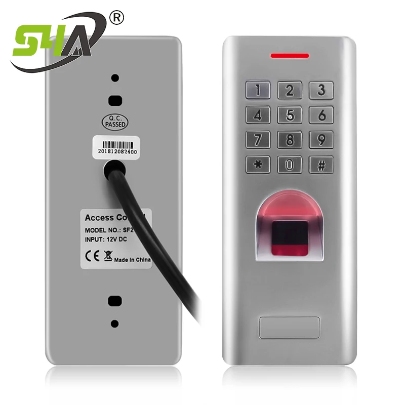 SF2 IP68 водонепроницаемая система контроля доступа по отпечаткам пальцев Rfid Контроль доступа Лер Wiegand 26 считыватель отпечатков пальцев антивандальный Открыватель двери - Цвет: SF2
