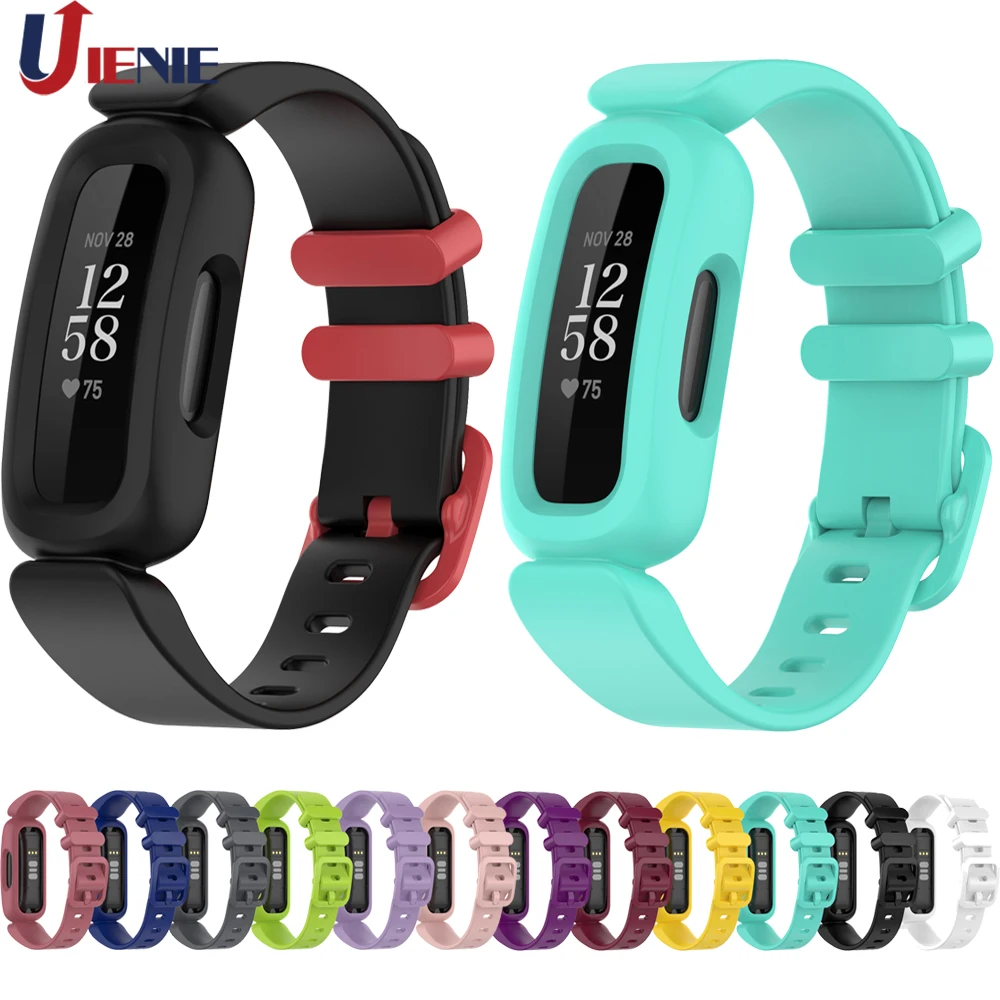 

Watch Band for Fitbit Ace 3/ Inspire 2 Strap Silicone Watchband Bracelet Inspire2 Fashion Sport Replacement Wristband correa