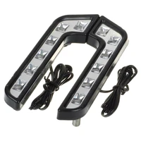 l shaped 12 v 6led super white waterproof driving fog light lamp daytime running led work spotlight car accessories universal