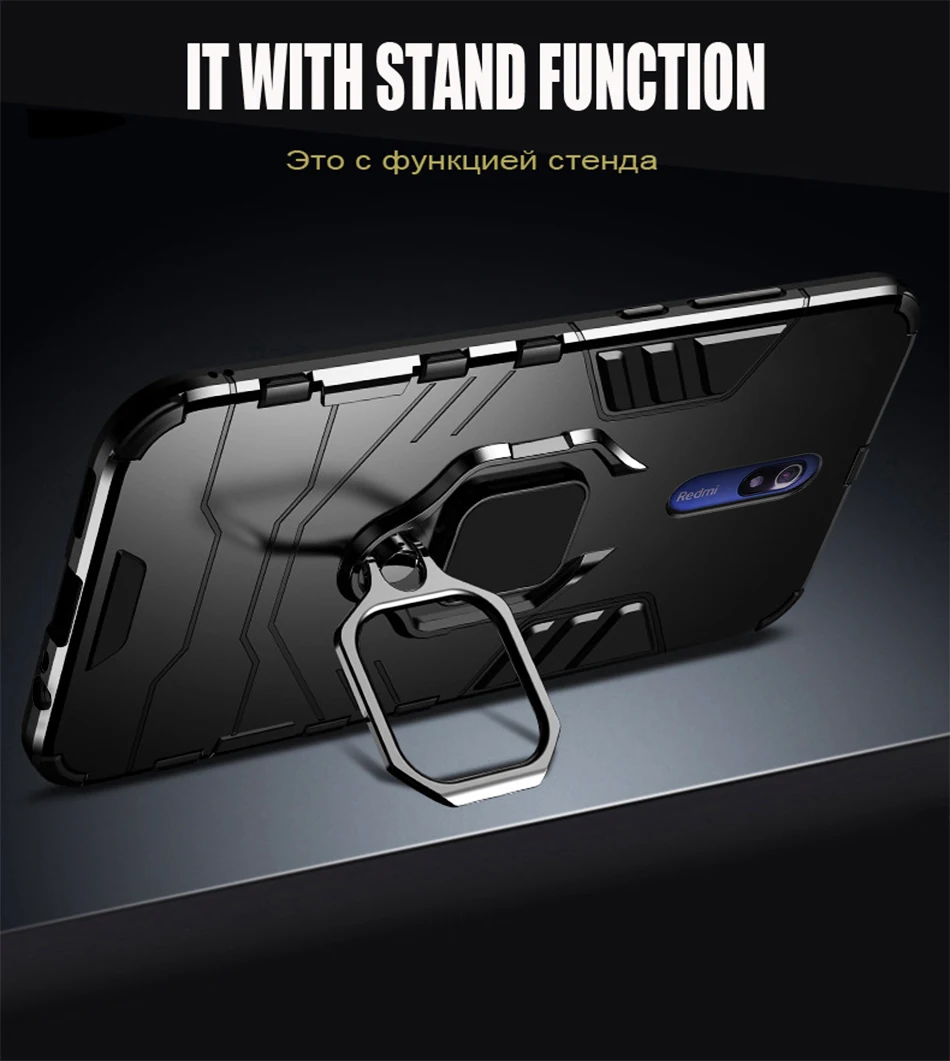 Shockproof Armor Rubber Silicon Case For Xiaomi Redmi 8A case Redmi 8A Bumper TPU Back Cover for Redmi 8 case for xiaomi redmi 8