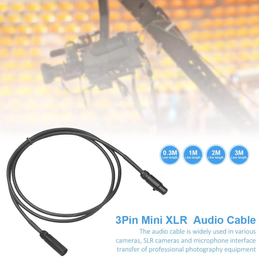 0 3/1/2/3 м 3 Pin Mini XLR для мужчин и женщин аудио кабель микрофон Интерфейс соединение