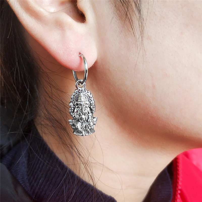 SOHOT шикарная Ретро Статуя Будды Звезда Крест Подвеска для мужчин и женщин