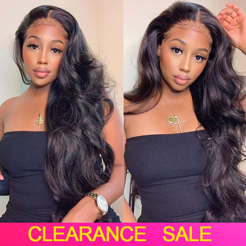 Объемная волна 13x4 Синтетические волосы на кружеве парики из натуральных волос