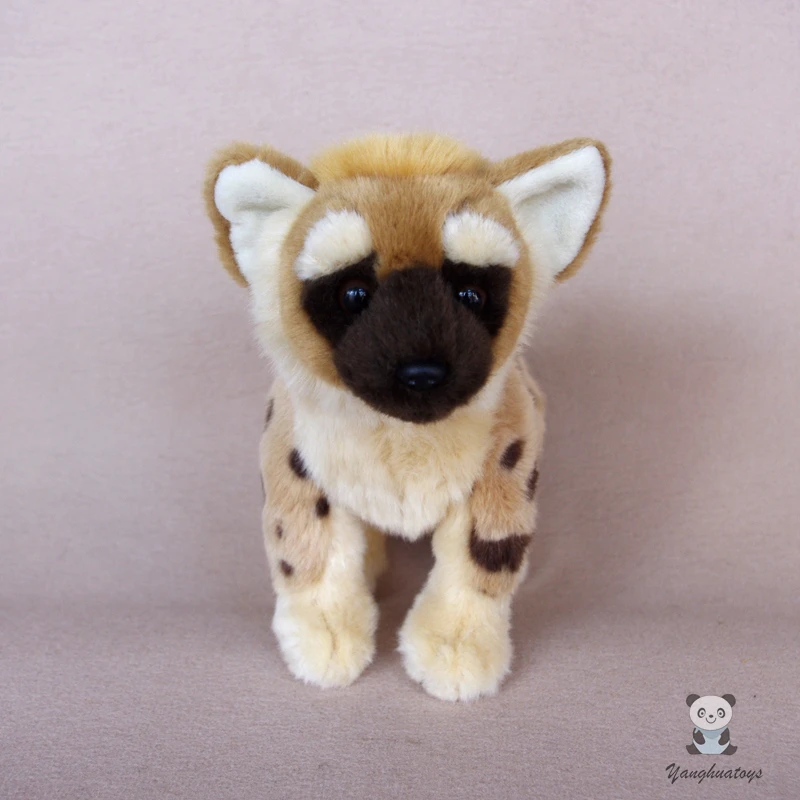 Мягкие ainmal игрушки реальная жизнь плюшевые африканские гиена собака кукла