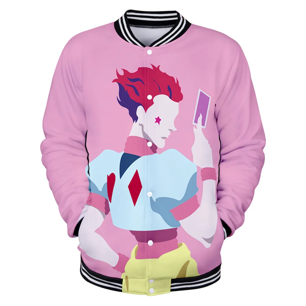 Куртка Hunter X HISOKA бейсбольная форма модная куртка с 3D принтом GON FREECSS мужская