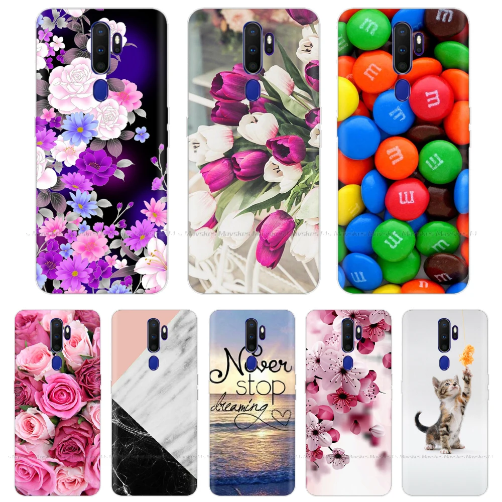 Чехол для Oppo A9 A5 2020 чехол из мягкого ТПУ телефона A11x задняя крышка силиконовый