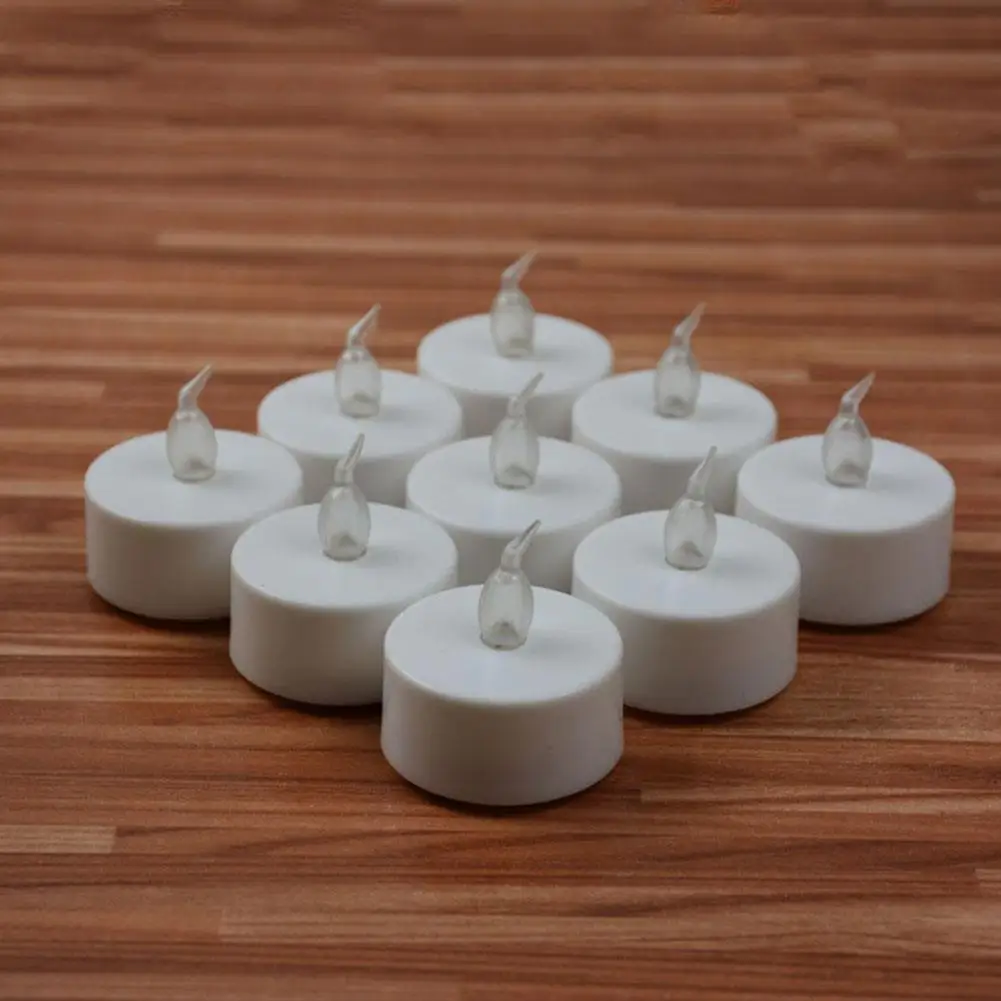 Светодиодный свечи светильник украшение чайной Мерцающая батарея | Дом и сад