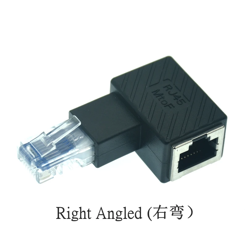 Переходник Ethernet Cat5e/Cat6 90 градусов и 270 RJ45 8P8C штекер | Компьютеры офис