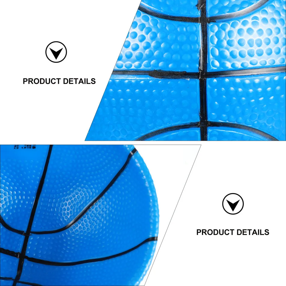 

2 Pcs Children Basketballs PVC Bouncing Balls Eco-friendly Sport Basketballs