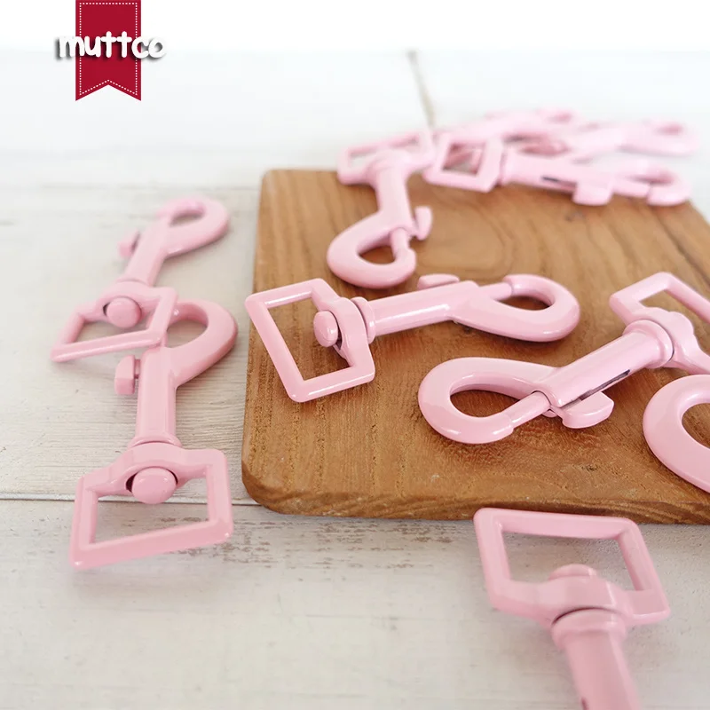 Металлическая розовая застежка для собак Kirsite крючок пряжка фурнитура 20 мм ленты