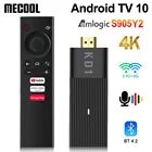 ТВ-приставка Mecool, KD1 Amlogic S905Y2, Android 10,0, 2 + 16 ГБ, 1080P, H.265, 4K, 60pfs, 2,4G и 5G, Wi-Fi, BT