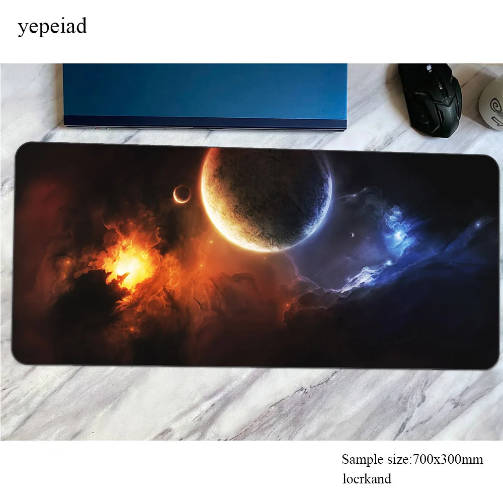 

Planets mouse pad gamer 700x300x3mm mousepad present rubber desk mat gel gaming accessories pc game keyboard mats oversized