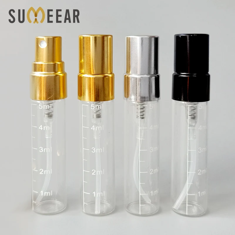 50 шт./лот флакон для духов пустая бутылка с распылителем алюминиевые флаконы