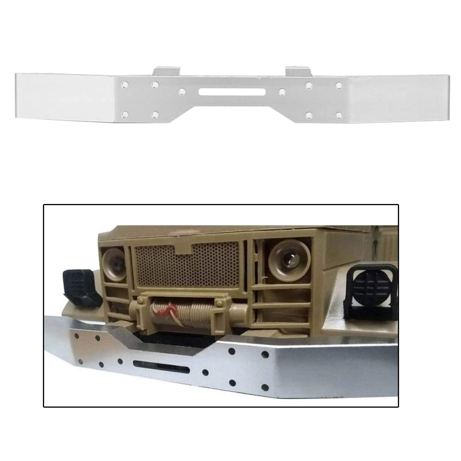 

1:16 Scale RC Crawler Car Metal Front Bumper for WPL FY Henglong JJRC Replacement Part