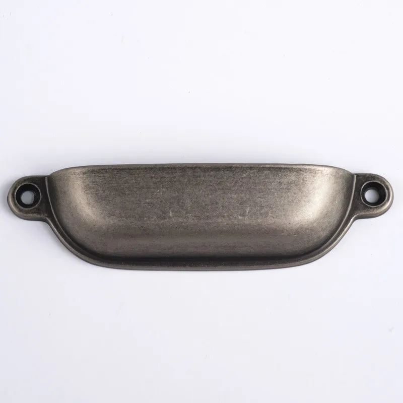 Поверхностный монтаж темная ручка оболочка уши яркая Хромированная для мебели