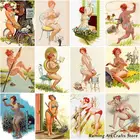 5D алмазная живопись сделай сам, пикантная вышивка толстых женщин, наборы для вышивки крестиком, полная круглая квадратная мозаика, картины для леди, украшение для дома