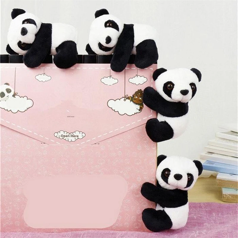 Panda клип Hug кукла дисплей занавес плюшевая примечание | Дом и сад