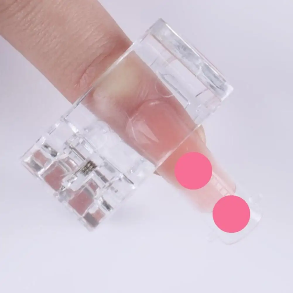 

Transparent Quick Building Nail Extension Tip Clip Manicure Art Tool plastic Manicure Fixing tool practical Easy to use