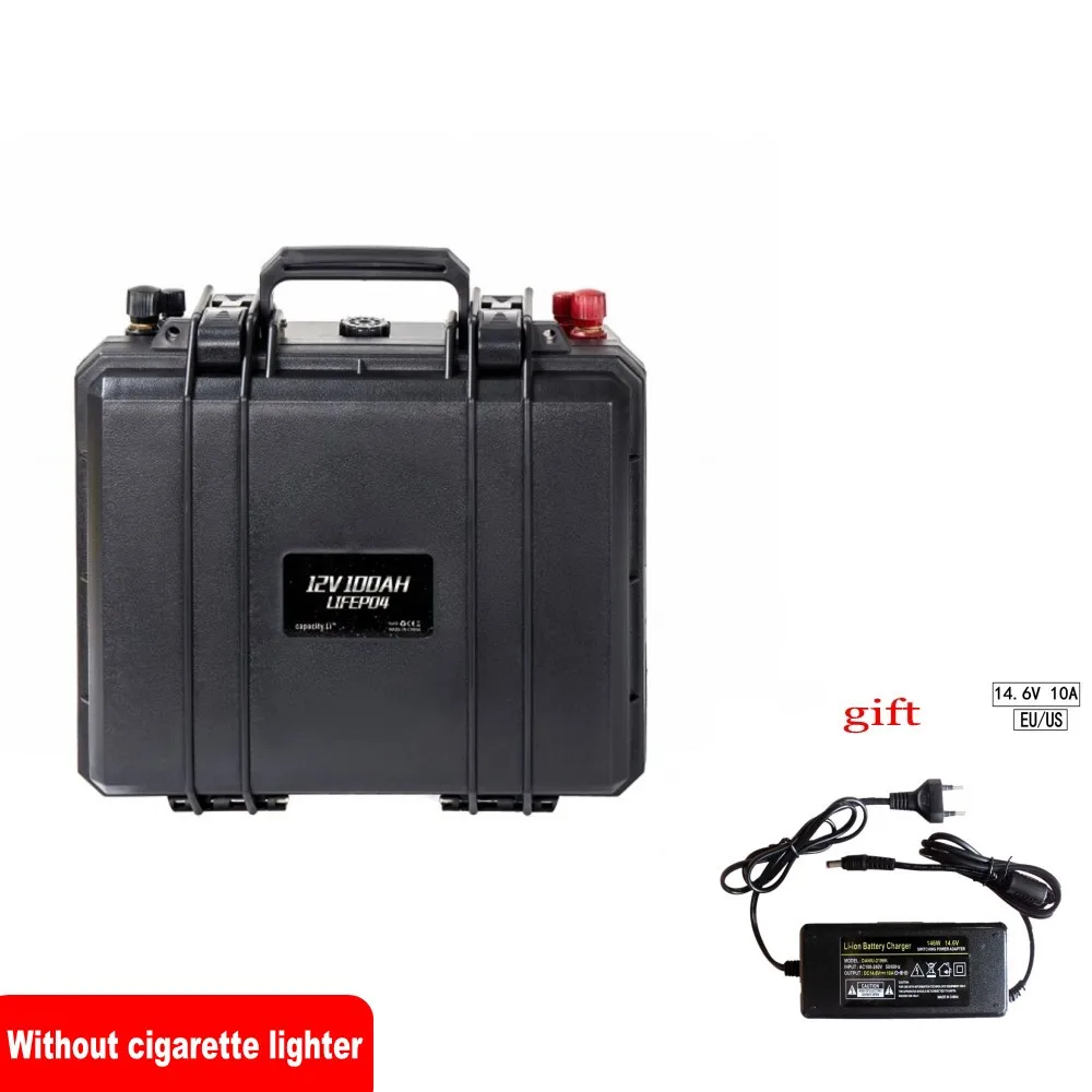 

12V lifepo4 battery pack 100ah phosphate RV battery with BMS for electric cars motorhomes golf carts and Inverter