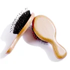 Карманная расческа для конского волоса, щетка для укладки волос в салоне, портативный массажер, расческа для волос, модный шампунь для укладки, расческа для волос, инструмент для здоровья