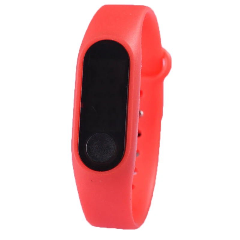 Детские цифровые светодиодные спортивные часы повседневные силиконовые детские