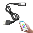 Контроллер Wi-Fi RGB с USB, 5 В, совместим с Bluetooth для ТВ, Светодиодная лента, RGB контроллер светильник Wi-Fi Волшебный дом, красочный