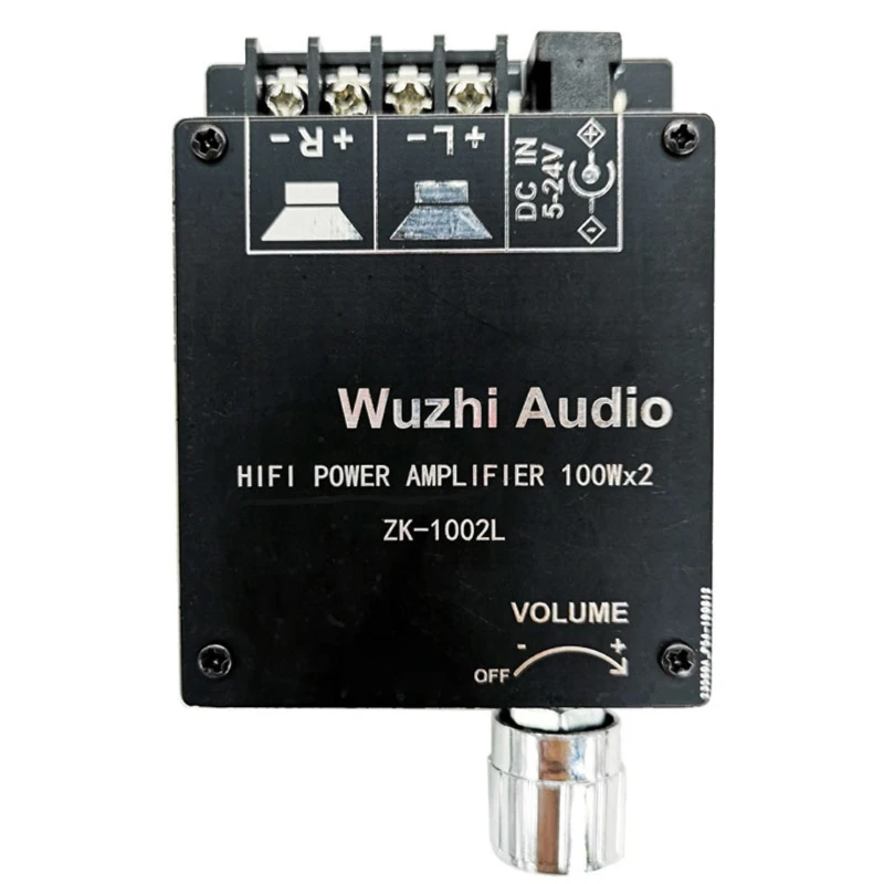 Mini ZK-1002L 5 0 Bluetooth-совместимая плата цифрового усилителя двойной 100 Вт