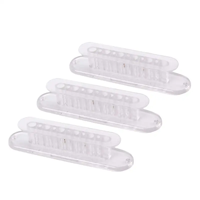 Прозрачные прочные пластиковые шнековые детали для гитары 3 шт.|Детали и