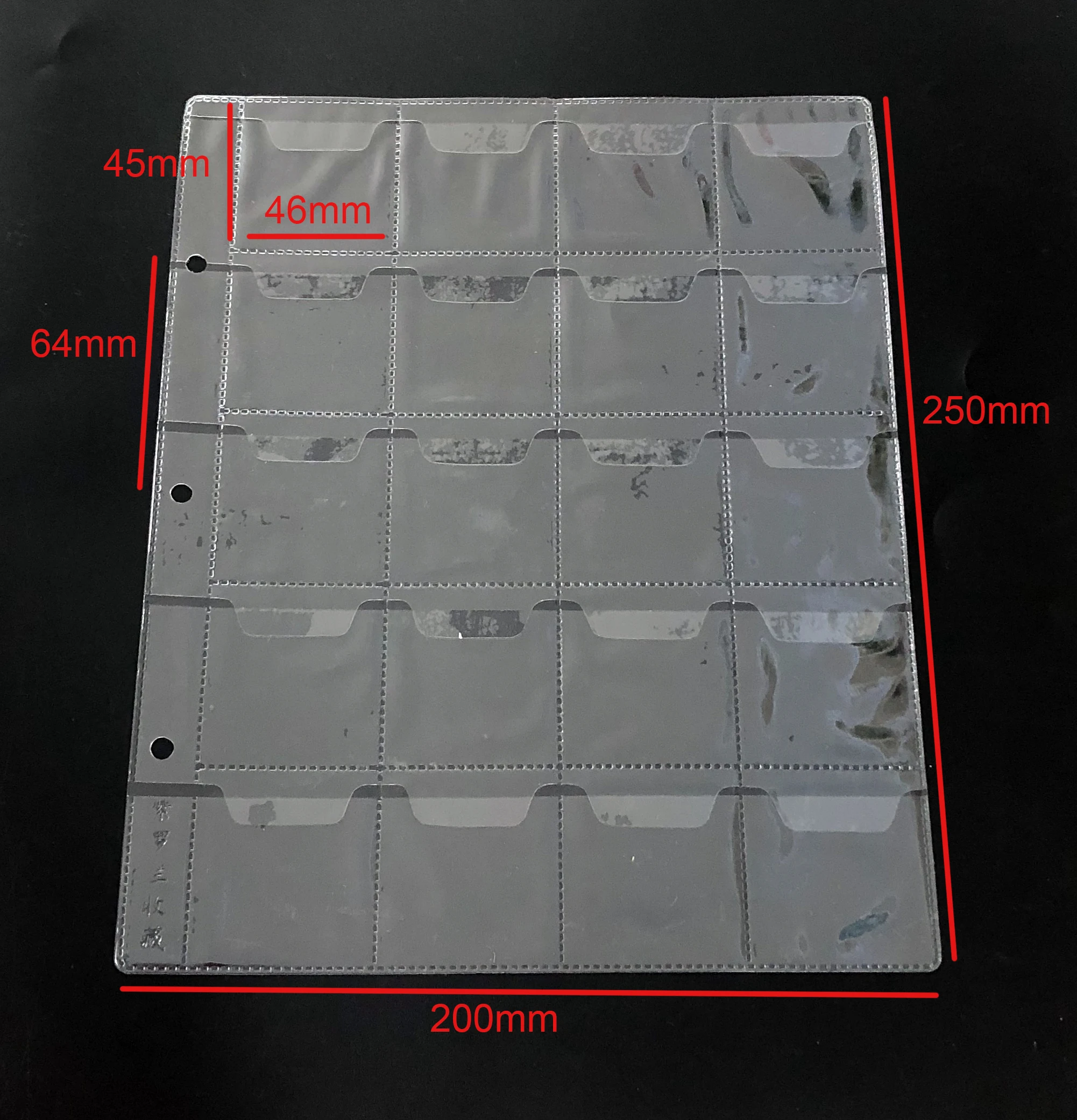 Альбом с 3 отверстиями для коллекции монет или банкнот|Фотоальбомы| |