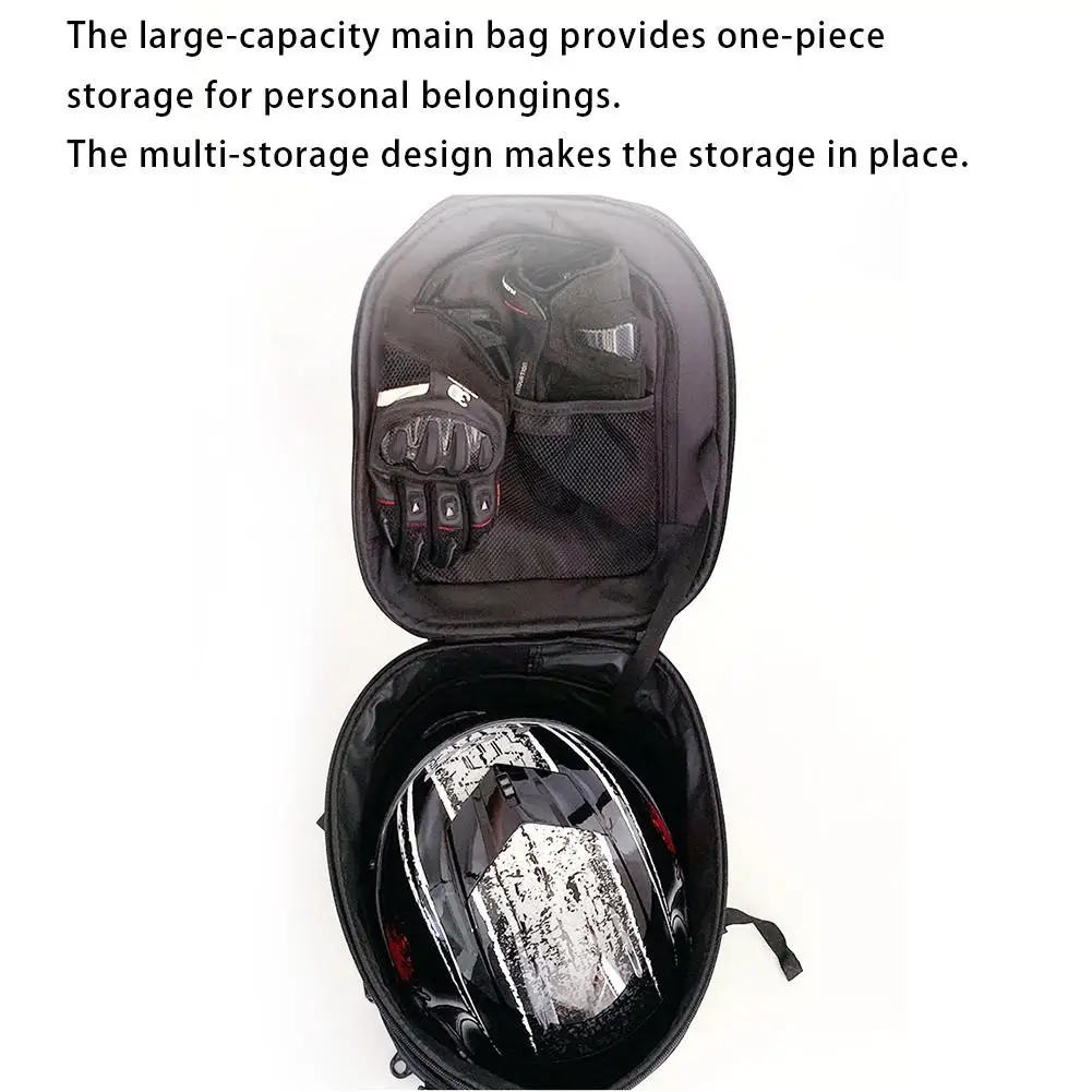 Мотоциклетная сумка на заднее сиденье Многофункциональный водонепроницаемый