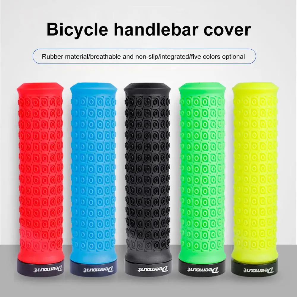 

1 Pair Deemount Bicycle Eco TPR Grips Anti-skid Bar End Comfy Hand Feel Multi Color Options MTB Cycling Hand Rest