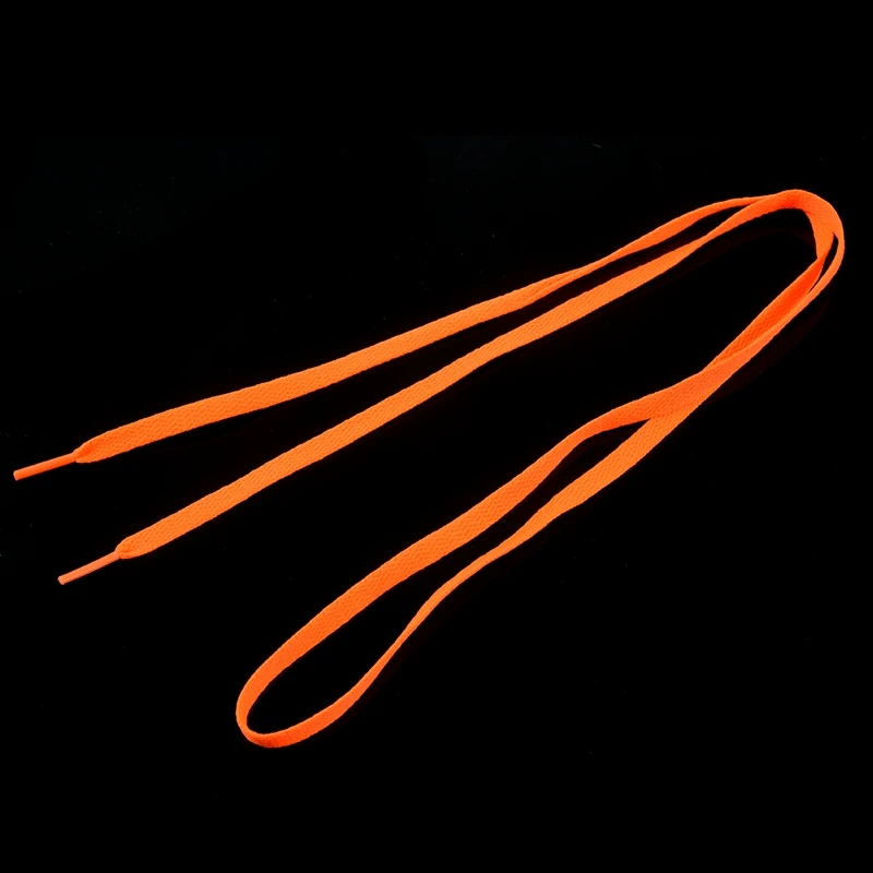 

Trainers Replacement 8mm Wide Orange Flat String Shoelace Pair