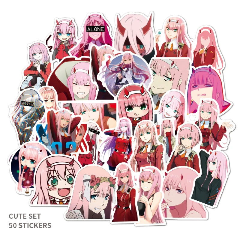 

10/30/50PCS DARLING In The FRANXX 002 Anime Stickers Aesthetic Laptop Water Bottle Waterproof Graffiti Sticker Packs Kid Toy