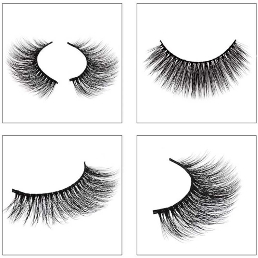 Soft Long Lashes 4 pairs mink eyelashes false lashes 3d fake eyelash extension make up natural long free lash | Красота и здоровье