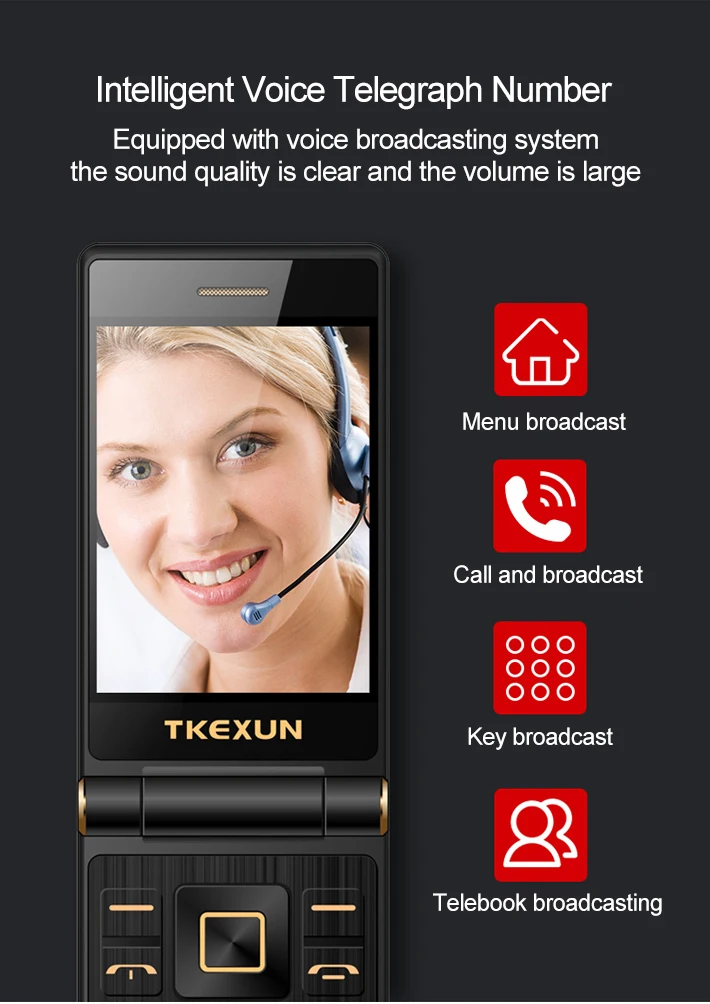 TKEXUN/Tiankexun G10-1 перевернутый мобильный телефон для пожилых людей Unicom мобильный Dual-4G сеть большой экран мобильный телефон для пожилых людей