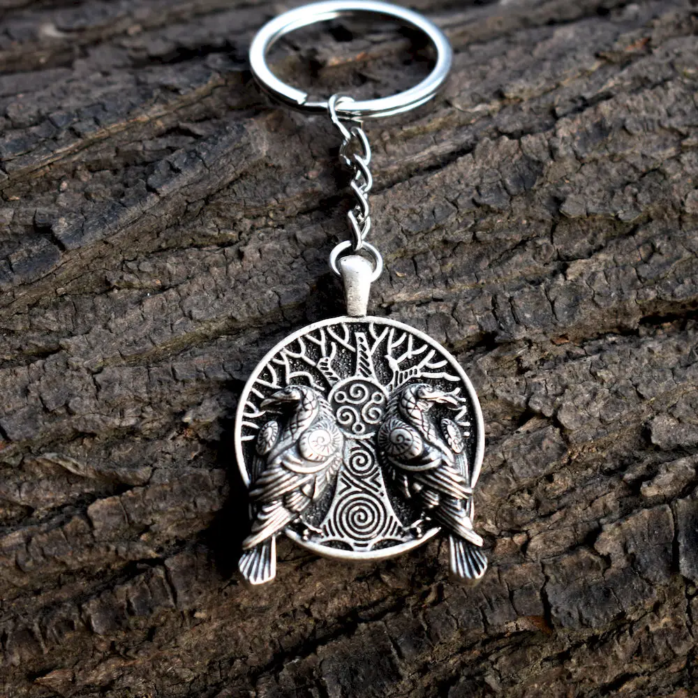 Брелок celtics couple raven tree of life 1 шт.|Ожерелья с подвеской| |