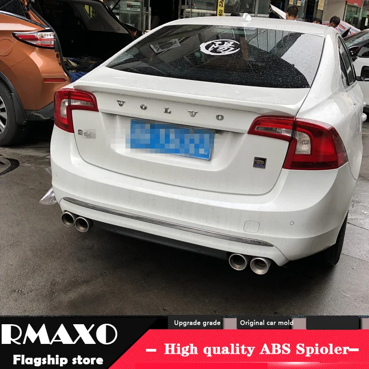 Спойлер для VOLVO S60 2014 2016 высококачественный задний спойлер из АБС пластика