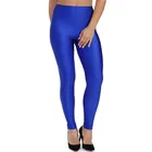 Женские блестящие леггинсы с эффектом пуш-ап, с высокой талией