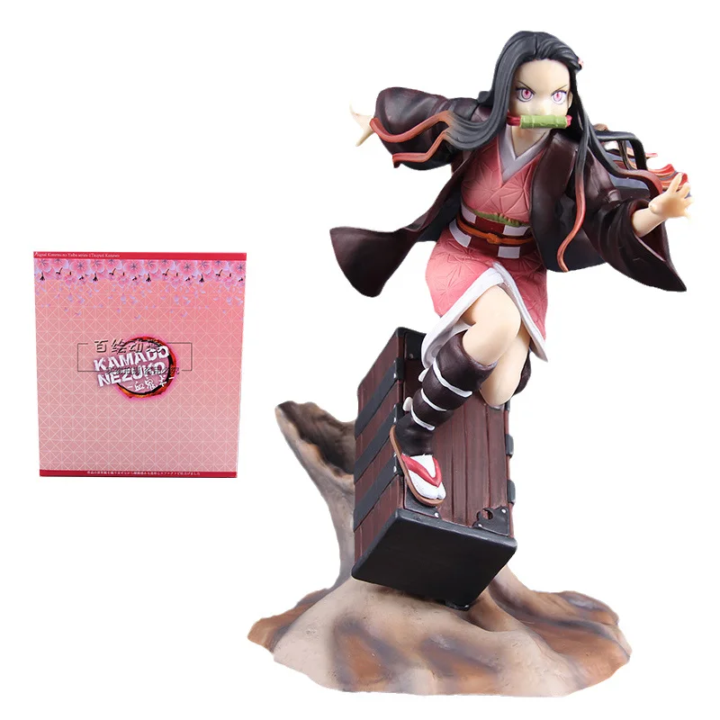 

Demon Slayer Figure Kamado Nezuko Anime Figure Battle Scene Collection Model Car Decoration Action Toy Figure Toys for Children